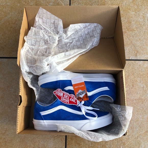 NWT Vans M/5.5 W/7 Princess Blue & True White - Picture 6 of 8